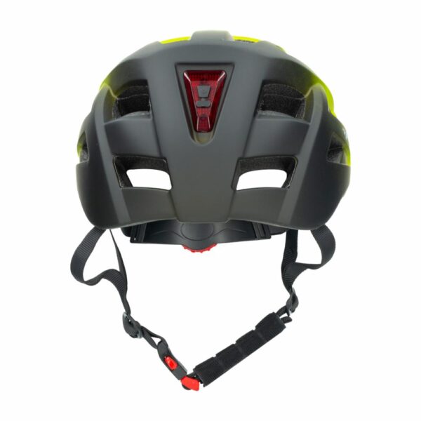 Casco Para Bicicleta Con Luz Y Víscera Corta Amarillo MOON 1 Pieza - Imagen 2