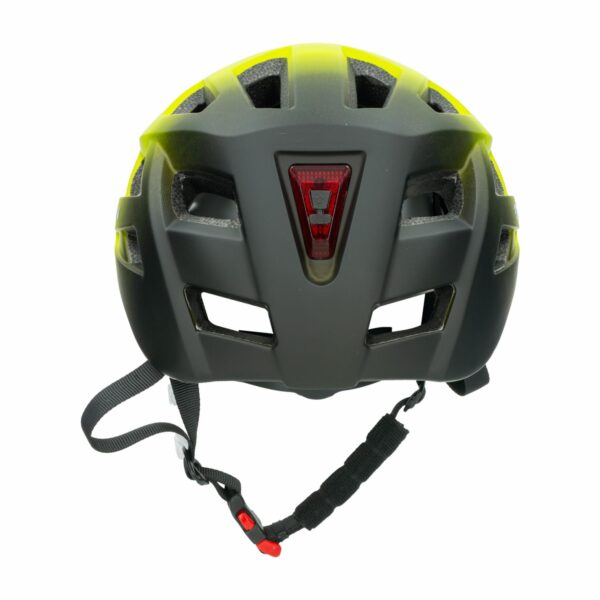 Casco Para Bicicleta Con Luz Y Víscera Corta Amarillo MOON 1 Pieza - Imagen 2