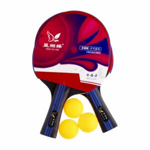 Set Ping Pong 2 Raqueta Y 3 Pelotas TRY AND DO 5 Piezas