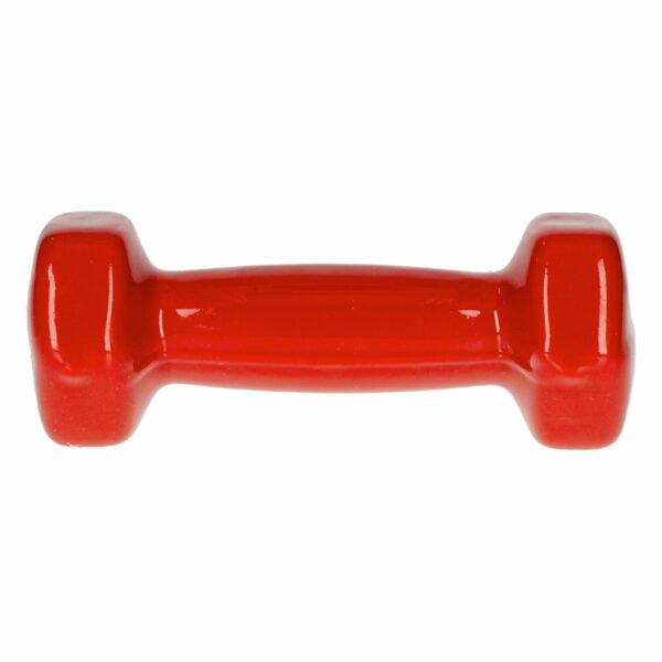 Pesa Mancuerna Vinilo Rojo TRY & DO 1 Kg - Imagen 2