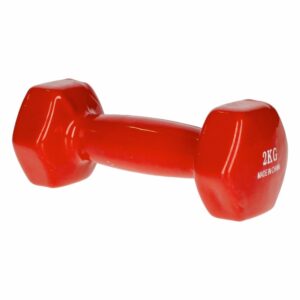 Pesa Mancuerna Vinilo Rojo TRY & DO 2 Kg