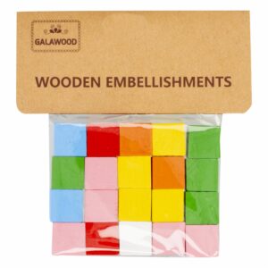 Cubos De Madera Colores BABY CRAFT 20 Piezas