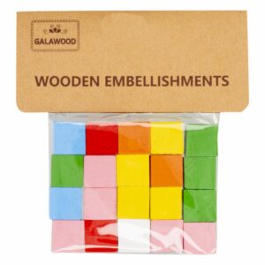 Cubos De Madera Colores BABY CRAFT 20 Piezas
