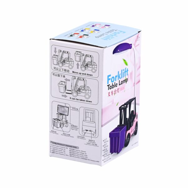 Lampara  Escolar Diseño Montacarga Con Porta Bolígrafo Y Sacapuntas KOOME 3 En 1 - Imagen 2