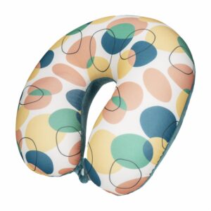 Cojín De Cuello Estampado Azul BEWALKER