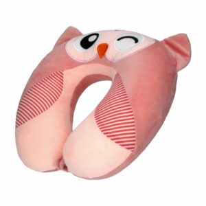 Cojín De Cuello Infantil Búho Rosa BEWALKER 1 Pieza