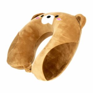 Cojín De Cuello Infantil Oso Café BEWALKER 1 Pieza