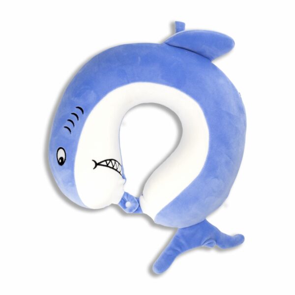 Cojín De Cuello Infantil Tiburón Azul BEWALKER 1 Pieza - Imagen 2
