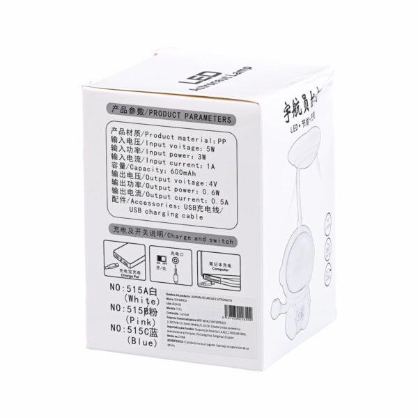 Lampara Recargable Astronauta KOOME T151 - Imagen 2