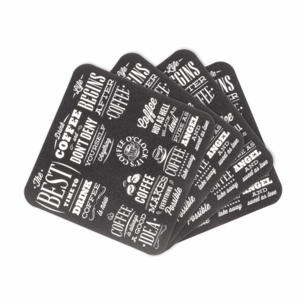 Set Individuales Con Portavasos FREE HOME 4 Piezas - Imagen 2
