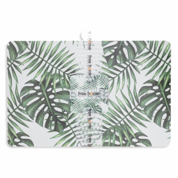 Set De Individuales Ramas Verdes Con Portavasos FREE HOME X 4 Uds - Imagen 4