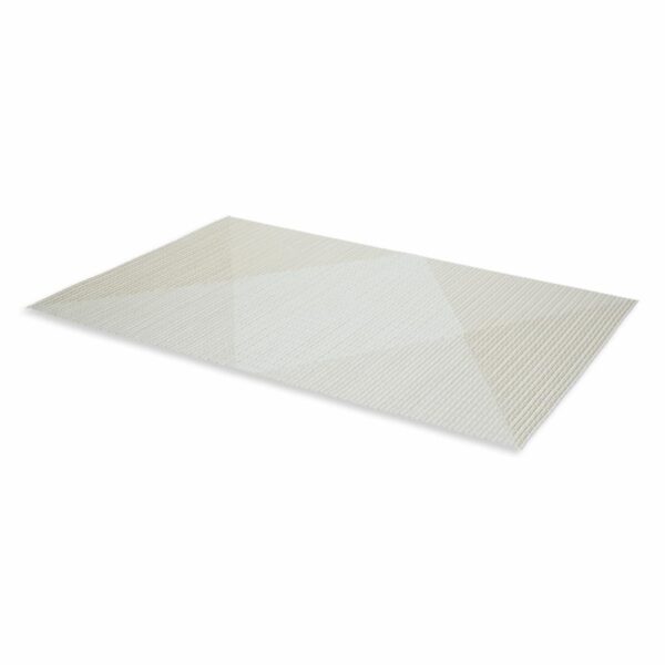 Individual Triángulos Beige FREE HOME Rectangular - Imagen 2
