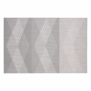 Individual Franjas Triángulos Beige FREE HOME Rectangular