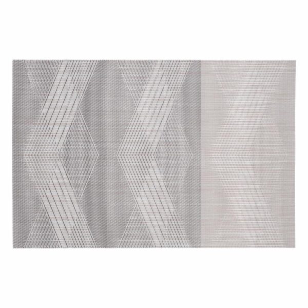 Individual Franjas Triángulos Beige FREE HOME Rectangular