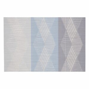 Individual Franjas Triángulos Azul FREE HOME Rectangular