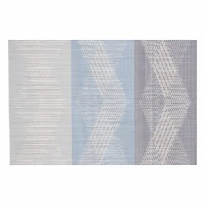 Individual Franjas Triángulos Azul FREE HOME Rectangular