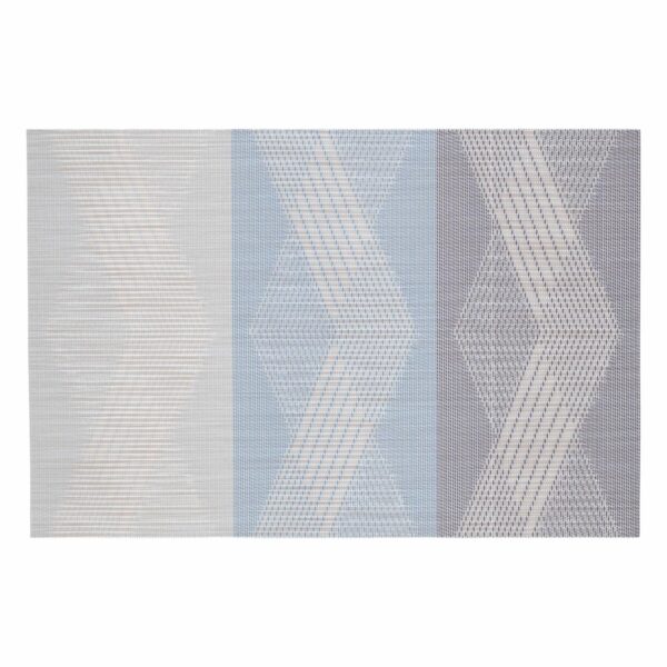 Individual Franjas Triángulos Azul FREE HOME Rectangular