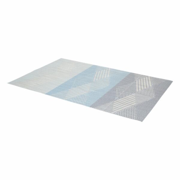 Individual Franjas Triángulos Azul FREE HOME Rectangular - Imagen 2