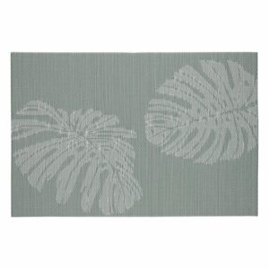 Individual Hojas Grandes Verde FREE HOME Rectangular