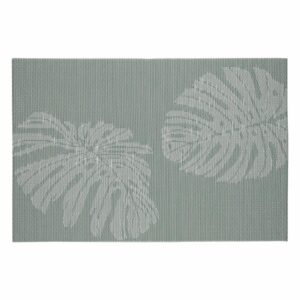 Individual Hojas Grandes Verde FREE HOME Rectangular