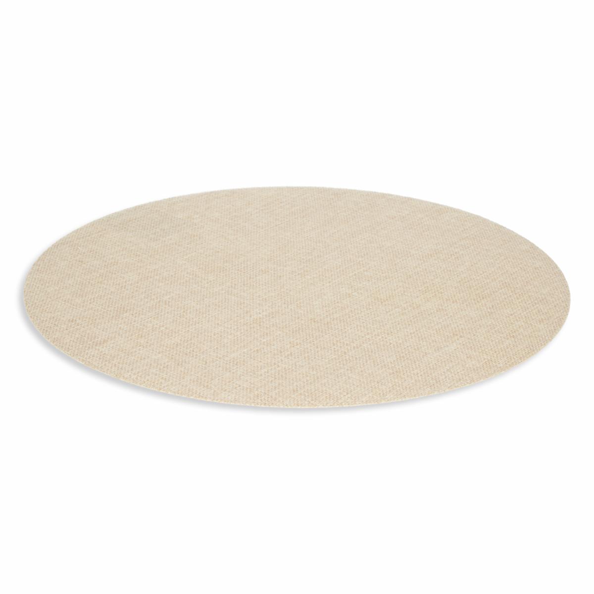 Individual Texturizado Maron FREE HOME Redondo - Imagen 2