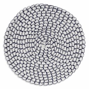 Individual Tejido Grande Azul FREE HOME Redondo