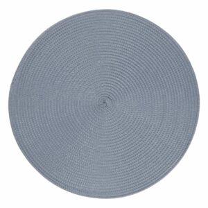 Individual Redondo Básico Tejido Celeste FREE HOME 38 Cm