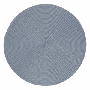 Individual Redondo Básico Tejido Celeste FREE HOME 38 Cm