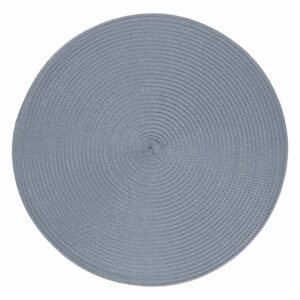 Individual Redondo Básico Tejido Celeste FREE HOME 38 Cm