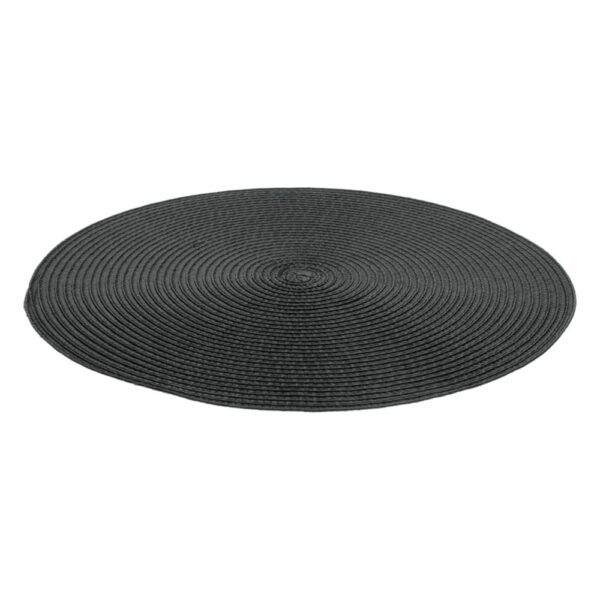 Individual Redondo Básico Negro FREE HOME 38 Cm - Imagen 2