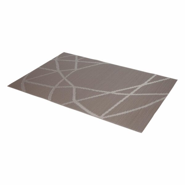 Individual Lineas Cruzadas Gris FREE HOME 45X30 CM - Imagen 2