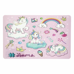 Individual Unicornio Arcoíris FREE HOME Rectangular