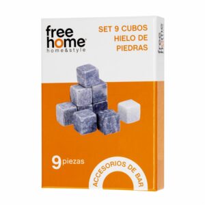 Cubos De Hielo De Piedra FREE HOME 9 Piezas