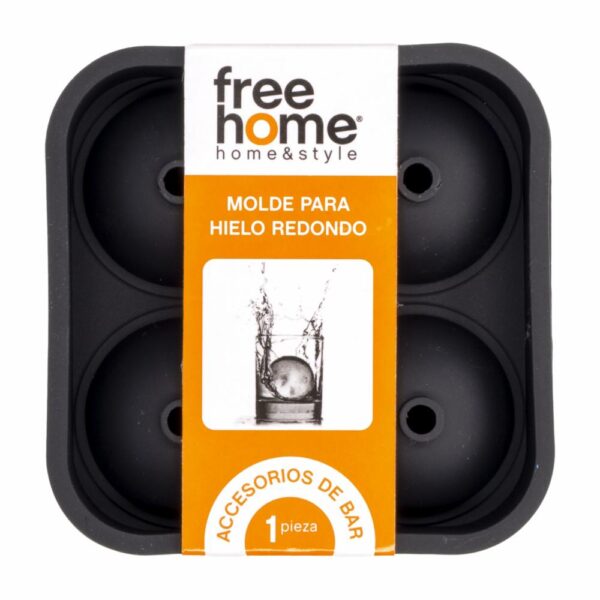 Molde Para Hielo Figura Redonda 4 Espacios FREE HOME 1 Pieza - Imagen 3