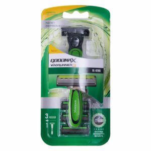 Afeitadora Wind Runner 3 Con Repuestos GOODMAX 4 Piezas