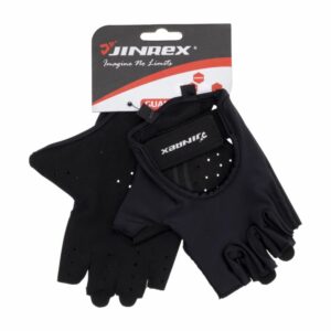 Guante Para Bicicleta Negro  Sin Dedos JINREX Talla Mediano