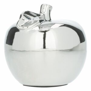 Figura Decorativa Manzana Plateada Mediana KOOME 1 Pieza