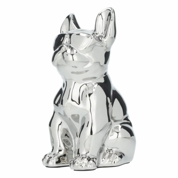 Figura Decorativa Perro Plateado Animado KOOME 1 Pieza - Imagen 2