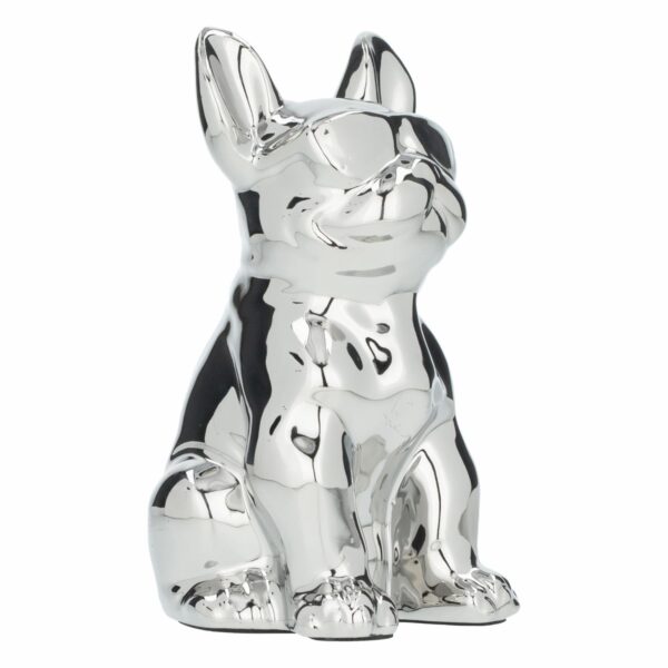 Figura Decorativa Perro Plateado Animado KOOME 1 Pieza - Imagen 3