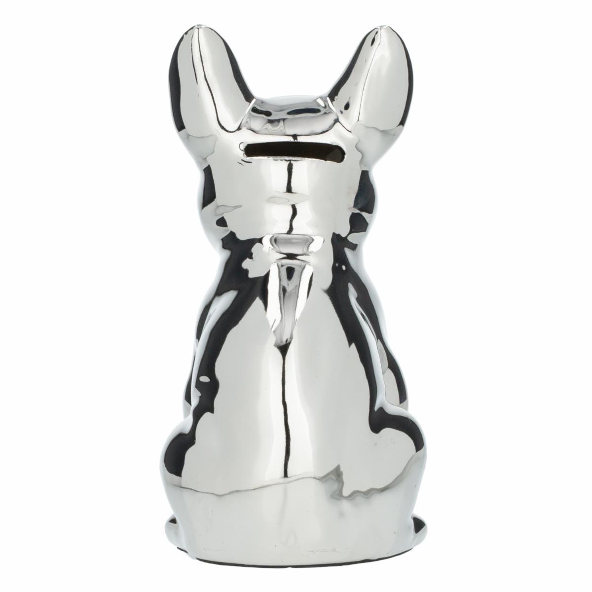 Figura Decorativa Perro Plateado Animado KOOME 1 Pieza