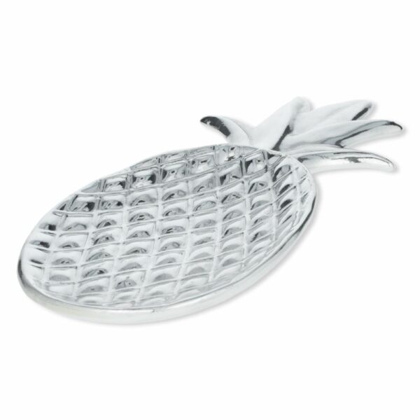 Figura Decorativa Pina Plateada KOOME 1 Pieza - Imagen 2