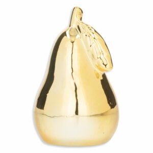 Figura Decorativa Pera Plateado Pequeña KOOME 1 Pieza