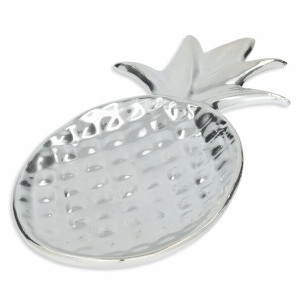 Figura Decorativa Pina Plateada Grande KOOME 1 Pieza - Imagen 2