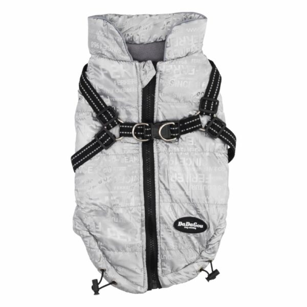Chaleco Para Perro Plateado Metalizado LEADER PET - Imagen 2