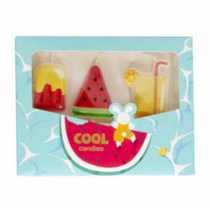 Velas Comida Divertidas BIRTHDAY CANDLES X 3 Uds