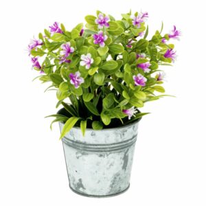 Maceta Decorativa Flor Purpura Artificial DONGZHI 20 Cm