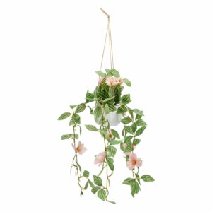 Maceta Decorativa Flor Rosada Artificial DONGZHI 35 Cm
