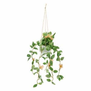 Maceta Decorativa Flor Amarilla Artificial DONGZHI 35 Cm