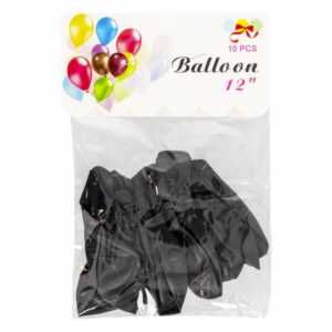 Globo Negro EASTERN BALLOON X 10 Uds