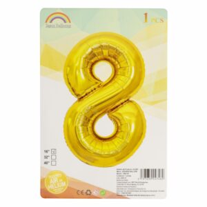 Globo Dorado JASON BALLOONS N°8